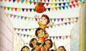 The boy at the top of the pyramid is known as Govinda(Instagram) The boy at the top of the pyramid is known as Govinda(Instagram)