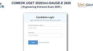 COMEDK UGET 2020 admit card.(Screengrab) COMEDK UGET 2020 admit card.(Screengrab)