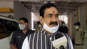 “244 prisoners will be released from various jails,” Home Minister Narottam Mishra told reporters.(ANI) “244 prisoners will be released from various jails,” Home Minister Narottam Mishra told reporters.(ANI)