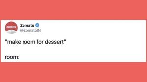 This tweet was shared on August 10.(Twitter/@ZomatoIN) This tweet was shared on August 10.(Twitter/@ZomatoIN)