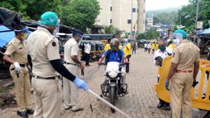 Moreover, 2,26,460 cases of violation of prohibitory orders have been registered across the state since the imposition of the coronavirus-induced lockdown in March, the official said.(ANI file photo) Moreover, 2,26,460 cases of violation of prohibitory orders have been registered across the state since the imposition of the coronavirus-induced lockdown in March, the official said.(ANI file photo)