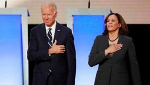 Kamala Harris became the first Indian American woman to run for US president ever — from either party in 2019.(REUTERS) Kamala Harris became the first Indian American woman to run for US president ever — from either party in 2019.(REUTERS)
