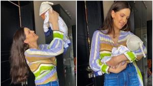 Natasa Stankovic gave birth to a baby boy on July 30. Natasa Stankovic gave birth to a baby boy on July 30.