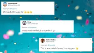 From praising the tweet to sharing their own version, people dropped all sorts of reactions.(Twitter) From praising the tweet to sharing their own version, people dropped all sorts of reactions.(Twitter)