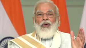 Prime Minister Narendra Modi launching the ‘Transparent Taxation-Honoring the Honest’ platform via video conference on Thursday.(ANI Photo) Prime Minister Narendra Modi launching the ‘Transparent Taxation-Honoring the Honest’ platform via video conference on Thursday.(ANI Photo)