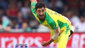 itchell Starc of Australia bowls during the Group Stage match of the ICC Cricket World Cup 2019 between England and Australia at Lords.(Getty Images) itchell Starc of Australia bowls during the Group Stage match of the ICC Cricket World Cup 2019 between England and Australia at Lords.(Getty Images)