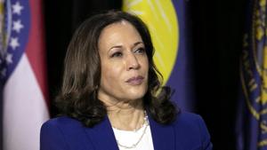 Senator Kamala Harris, presumptive Democratic vice presidential nominee, during a campaign event in Wilmington, Delaware, US.(Bloomberg) Senator Kamala Harris, presumptive Democratic vice presidential nominee, during a campaign event in Wilmington, Delaware, US.(Bloomberg)