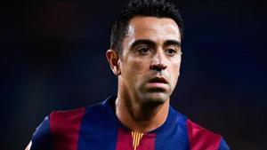 Xavi Hernandez of FC Barcelona looks on during the Joan Gamper Trophy match between FC Barcelona and Club Leon at Camp Nou on August 18, 2014 in Barcelona, Spain.(Getty Images) Xavi Hernandez of FC Barcelona looks on during the Joan Gamper Trophy match between FC Barcelona and Club Leon at Camp Nou on August 18, 2014 in Barcelona, Spain.(Getty Images)