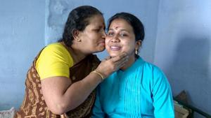 Purana Sunthari, with her mother in Madurai.(ANI Photo) Purana Sunthari, with her mother in Madurai.(ANI Photo)