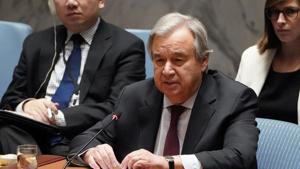 Secretary General of the United Nations Antonio Guterres has said that in a number of countries, Covid-19 has been an excuse for harsh crackdowns and a spike in state repression.(Reuters File) Secretary General of the United Nations Antonio Guterres has said that in a number of countries, Covid-19 has been an excuse for harsh crackdowns and a spike in state repression.(Reuters File)