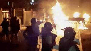 Three protesters were killed. 100 people, including 60 police personnel, were also injured(PTI) Three protesters were killed. 100 people, including 60 police personnel, were also injured(PTI)