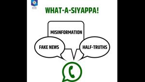 The advisory message, points to the harmful side-effects of receiving and forwarding unverified messages on Whatsapp.(Instagram/@punepolice) The advisory message, points to the harmful side-effects of receiving and forwarding unverified messages on Whatsapp.(Instagram/@punepolice)