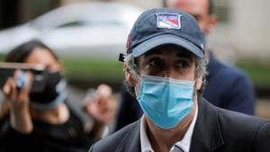 Michael Cohen, former personal lawyer for US President Donald Trump, arrives at his Manhattan apartment after being released from federal prison to serve the remainder of his sentence under home confinement in New York City, New York US.(REUTERS) Michael Cohen, former personal lawyer for US President Donald Trump, arrives at his Manhattan apartment after being released from federal prison to serve the remainder of his sentence under home confinement in New York City, New York US.(REUTERS)