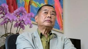 Media mogul Jimmy Lai Chee-ying, founder of Apple Daily speaks during an interview to response national security legislation in Hong Kong, Chin.(REUTERS) Media mogul Jimmy Lai Chee-ying, founder of Apple Daily speaks during an interview to response national security legislation in Hong Kong, Chin.(REUTERS)