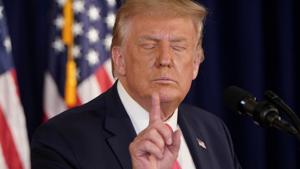US President Donald Trump said the arrest of Hong Kong media tycoon Jimmy Lai was a ‘terrible thing’.(REUTERS) US President Donald Trump said the arrest of Hong Kong media tycoon Jimmy Lai was a ‘terrible thing’.(REUTERS)
