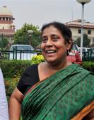 Ilina Sen smiles outside the Supreme Court in New Delhi in a picture dated 15 April 2011 after the apex court granted bail to her husband Binayak Sen, who was sentenced to life imprisonment by a Chhattisgarh court.(PTI) Ilina Sen smiles outside the Supreme Court in New Delhi in a picture dated 15 April 2011 after the apex court granted bail to her husband Binayak Sen, who was sentenced to life imprisonment by a Chhattisgarh court.(PTI)