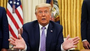 Last December, Trump said environmental regulators were looking at sinks, faucets and toilets to revise rules meant to conserve water and fuel that heats it.(REUTERS) Last December, Trump said environmental regulators were looking at sinks, faucets and toilets to revise rules meant to conserve water and fuel that heats it.(REUTERS)