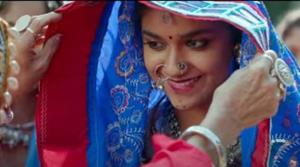 Kaeerhy Suresh in a still from the Good Luck Sakhi teaser. Kaeerhy Suresh in a still from the Good Luck Sakhi teaser.