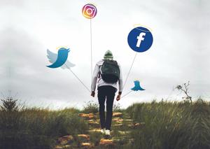 The virtual connection with people who have passed away is a reminder that once you were a part of their lives, even if in a small way.(Photo Imaging: Parth Garg) The virtual connection with people who have passed away is a reminder that once you were a part of their lives, even if in a small way.(Photo Imaging: Parth Garg)