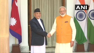 Nepalese Prime Minister had also greeted Prime Minister Narendra Modi on Twitter.(ANI) Nepalese Prime Minister had also greeted Prime Minister Narendra Modi on Twitter.(ANI)