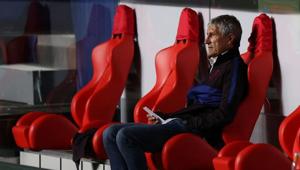 Barcelona coach Quique Setien.(REUTERS) Barcelona coach Quique Setien.(REUTERS)
