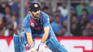 MS Dhoni made his ODI debut in 2004 against Bangladesh, and played his first Test a year later against Sri Lanka.(Hindustan Times) MS Dhoni made his ODI debut in 2004 against Bangladesh, and played his first Test a year later against Sri Lanka.(Hindustan Times)