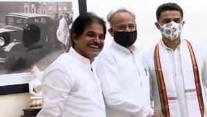 Congress leader Sachin Pilot returned to Congress fold on assurances that his issues with Ashok Gehlot will be resolved by the party.(ANI Photo) Congress leader Sachin Pilot returned to Congress fold on assurances that his issues with Ashok Gehlot will be resolved by the party.(ANI Photo)