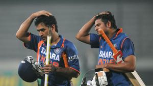 File image of MS Dhoni and Suresh Raina. (AFP) File image of MS Dhoni and Suresh Raina. (AFP)