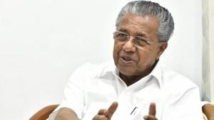 Kerala Chief Minister Pinarayi Vijayan and seven of his cabinet colleagues have been under quarantine after they came in contact with district officers, involved in the rescue operations at the Air India Express plane crash site, who tested positive for Covid-19.(PTI) Kerala Chief Minister Pinarayi Vijayan and seven of his cabinet colleagues have been under quarantine after they came in contact with district officers, involved in the rescue operations at the Air India Express plane crash site, who tested positive for Covid-19.(PTI)