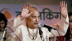 In this file photo, dated Dec 12, 2014, Classical Vocalist Pandit Jasraj performs at the 62nd Sawai Gandharva Bhimsen Mahotsav in Pune. Jasraj, one of the most renowned exponents of Hindustani Classical music passed away on Monday, August 17, 2020.(PTI)
