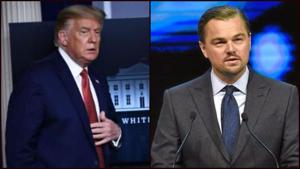 US President Donald Trump and actor Leonardo Di Caprio.(Twitter) US President Donald Trump and actor Leonardo Di Caprio.(Twitter)