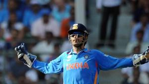 File image of MS Dhoni.(File/AFP) File image of MS Dhoni.(File/AFP)