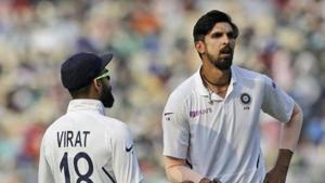 File photo of Ishant Sharma (right).(AP) File photo of Ishant Sharma (right).(AP)