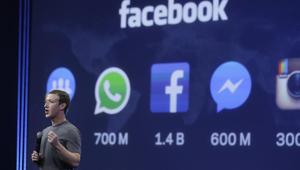 CEO Mark Zuckerberg gives the keynote address in San Francisco. The Wall Street Journal report on Friday suggested Facebook was going easy on hate speeches by BJP members and triggered a controversy.(AP) CEO Mark Zuckerberg gives the keynote address in San Francisco. The Wall Street Journal report on Friday suggested Facebook was going easy on hate speeches by BJP members and triggered a controversy.(AP)