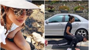 Priyanka Chopra has stayed home in California through much of the pandemic period. Priyanka Chopra has stayed home in California through much of the pandemic period.