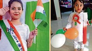 Students of HVM Convent School, Ludhiana, taking part in the virtual Independence Day celebrations. Students of HVM Convent School, Ludhiana, taking part in the virtual Independence Day celebrations.