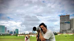 Randeep Hooda with his dog, Bambi(Instagram/ @randeephooda) Randeep Hooda with his dog, Bambi(Instagram/ @randeephooda)