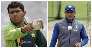 Kamran Akmal and MS Dhoni.(Getty/AP) Kamran Akmal and MS Dhoni.(Getty/AP)