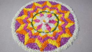 King Mahabali is traditionally welcomed with a carpet of flowers, popularly known as pookalam, in front of houses on Onam.(Pixabay) King Mahabali is traditionally welcomed with a carpet of flowers, popularly known as pookalam, in front of houses on Onam.(Pixabay)