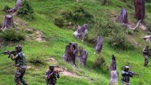 Arms and ammunition in huge quantity were recovered from the two LeT terrorists.(PTI file photo) Arms and ammunition in huge quantity were recovered from the two LeT terrorists.(PTI file photo)