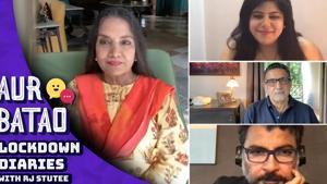 <p>Shabana Azmi, Danish Husain and Baba Azmi speak to RJ Stutee about their new venture 'Mee Raqsam' in the latest episode of Aur Batao. The movie revolves around a man, played by Danish Husain, who fully supports his daughter Mariam's (Aditi Subedi) dream of becoming a Bharatnatyam dancer. Shabana is a producer on her brother Baba's debut film which they call a tribute to their father Kaifi Azmi, an eminent poet. Aur Batao is not your regular photoshopped chat show but makes hanging out with celebs a different (and fun) ballgame. Watch the full video for more.</p>