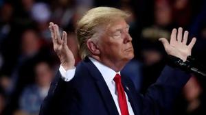 US president Donald Trump slammed Joe Biden over his immigration plan.(Reuters File Photo)