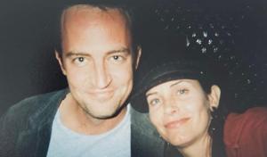 Matthew Perry and Courteney Cox played popular onscreen couple Chandler Bing and Monica Geller in Friends. Matthew Perry and Courteney Cox played popular onscreen couple Chandler Bing and Monica Geller in Friends.
