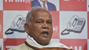 Former Chief Minister of Bihar Jitan Ram Manjhi addressing the press conference at his residence in Patna. (File photo by Parwaz Khan / Hindustan Times) Former Chief Minister of Bihar Jitan Ram Manjhi addressing the press conference at his residence in Patna. (File photo by Parwaz Khan / Hindustan Times)