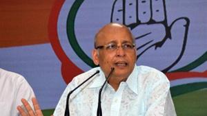 Congress spokesperson Abhishek Manu Singhvi was part f the delegation tat held a virtual meeting with the NBSA chairperson.(ANI File Photo) Congress spokesperson Abhishek Manu Singhvi was part f the delegation tat held a virtual meeting with the NBSA chairperson.(ANI File Photo)
