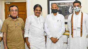 Maken had stayed with Rajasthan MLAs during party’s attempts to ward off the recent crisis in Rajasthan.(PTI Photo) Maken had stayed with Rajasthan MLAs during party’s attempts to ward off the recent crisis in Rajasthan.(PTI Photo)