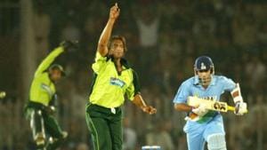 Shoaib Akhtar of Pakistan appeals successfully for LBW against Zaheer Khan (R) of India during the second ODI between Pakistan and India played at Pindi Cricket Stadium, March 16, 2004 in Rawalpindi, Pakistan.(Getty Images) Shoaib Akhtar of Pakistan appeals successfully for LBW against Zaheer Khan (R) of India during the second ODI between Pakistan and India played at Pindi Cricket Stadium, March 16, 2004 in Rawalpindi, Pakistan.(Getty Images)