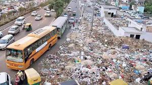 A heap of garbage near Geeta Colony in New Delhi.(Arun Sharma/HT File Photo) A heap of garbage near Geeta Colony in New Delhi.(Arun Sharma/HT File Photo)
