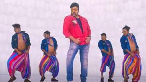 Chiranjeevi in a still from his film, Khaidi No 150. Chiranjeevi in a still from his film, Khaidi No 150.