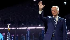 Joe Biden’s speech -- the most important of his nearly half-century in politics -- set the tone for a bruising general election battle against Trump.(REUTERS) Joe Biden’s speech -- the most important of his nearly half-century in politics -- set the tone for a bruising general election battle against Trump.(REUTERS)